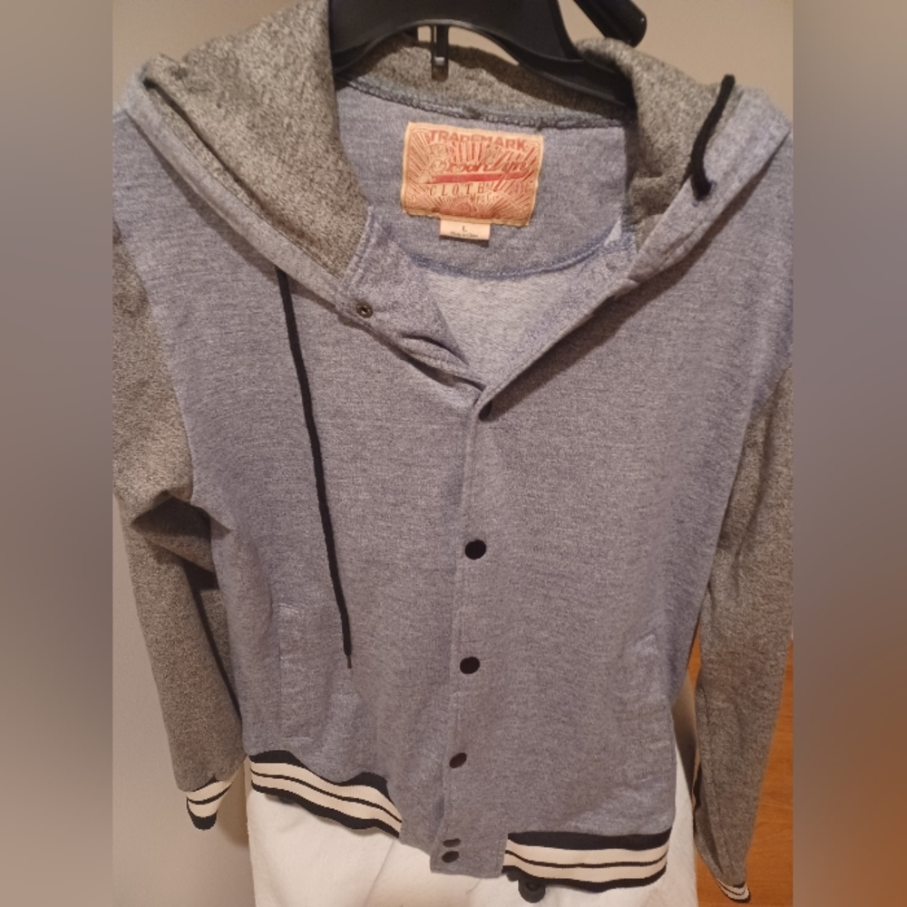 Men's Zip-Up Hooded Jacket